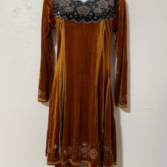 Uzbek Dresses & Skirts - Velvet 2piecec dress